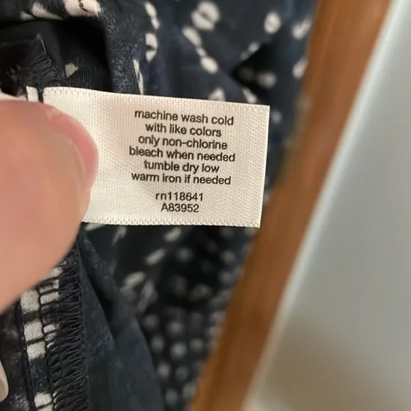 LANE BRYANT NWT Womens Size 18/20 Blue White Printed Tiered Cotton Maxi Skirt - Picture 12 of 12